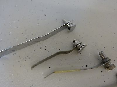 MICROSCOPE PART LOT MISMATCH CLIPS for STAGE TABLE AS IS BIN#P4-B-38