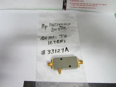 HP SWITCH 33124A 12,4 GHz HF-MIKROWELLENFREQUENZ BIN#F6-32