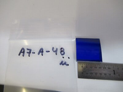 OPTICAL BLUE GLASS FILTER OPTICS AS PIC &A7-A-48