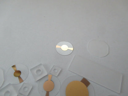 Lot Blank Piezoelectric Quartz Crystal X- Y- Yx-cut Piezo Sensor AS Pic