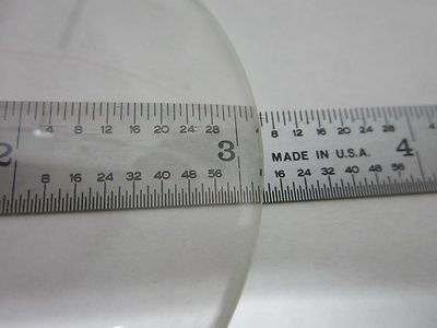 OPTICAL LARGE PLANO CONVEX  LENS LASER OPTICS DWR#3-D-06