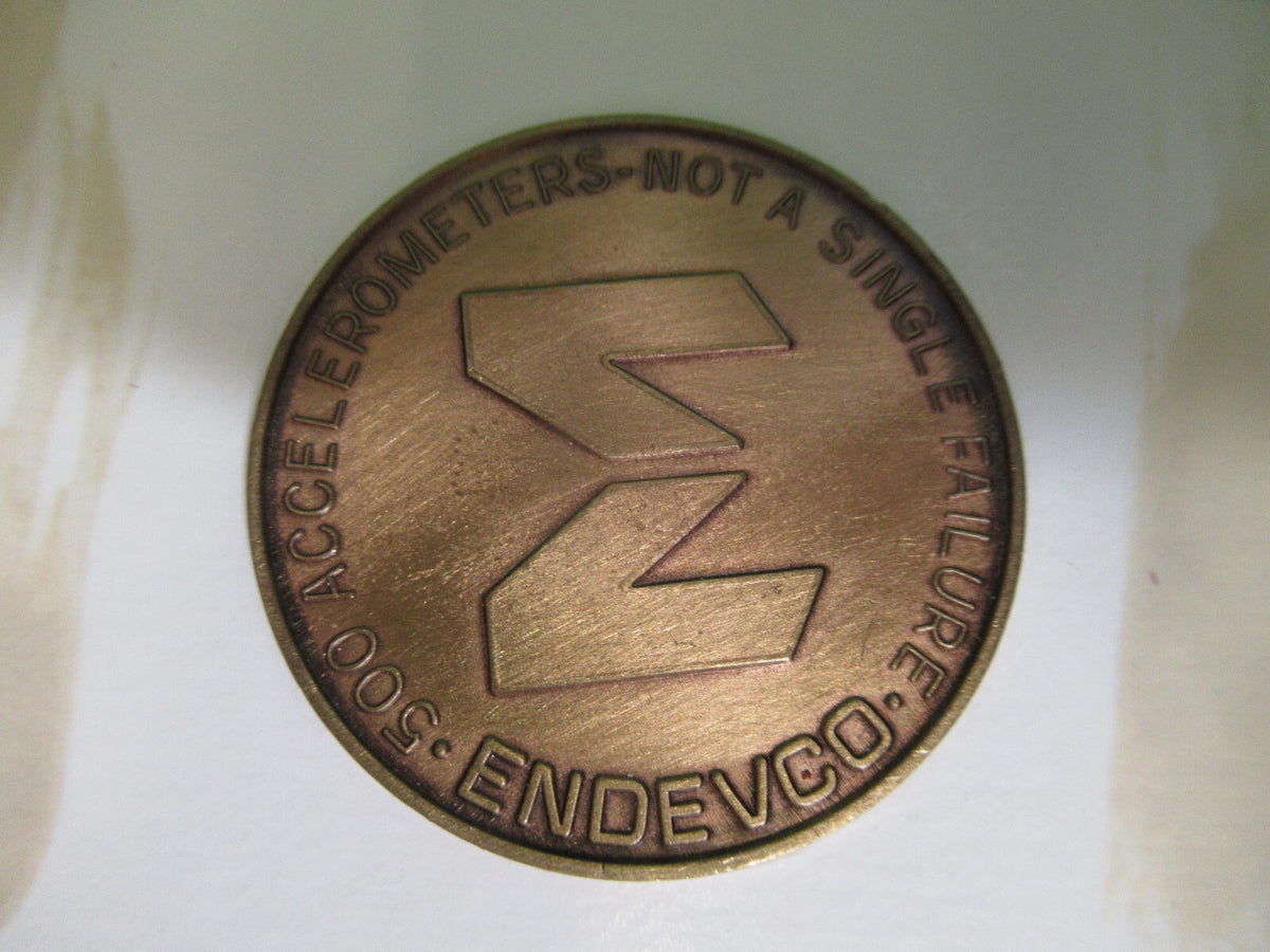 Endevco Columbia Rocket Coin Memorabilia Nice