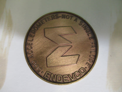 Endevco Columbia Rocket Coin Memorabilia Nice