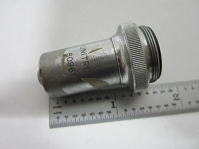 OPTICAL MICROSCOPE PART UNITRON OBJECTIVE M40X [dirty] OPTICS AS IS BIN#M8-48