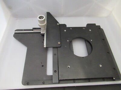LEITZ GERMANY STAGE SPECIMEN TABLE X-Y MICROSCOPE PART AS PICTURED &TD-1-FD