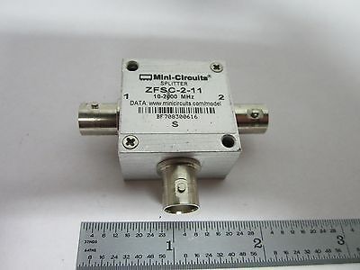 MINI CIRCUITS ZFSC-2-11 POWER SPLITTER GHz RF MICROWAVE FREQUENCY BIN#J6-24