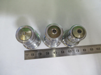 Lot Spencer Lens Co. Objective 10X 43X 97X Microscope Part Optics American Optical Co