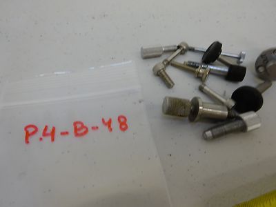 MIKROSKOP-TEILE LOT SCHRAUBEN KNÖPFE ETC WIE IST BIN#P4-B-48