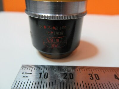 CARL ZEISS POL 10X /160 OBJECTIVE MICROSCOPE PART OPTICS AS PICTURED &14-B-76