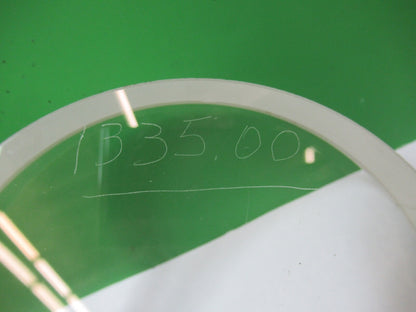 OPTICAL LARGE LENS BK7 GLASS [chipped] OPTICS AS PICTURED G5-A-25