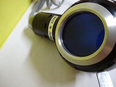 MICROSCOPE PART LAMP ILLUMINATOR + FILTER TESTED OK JAPAN OPTICS AS IS BIN#X4-03