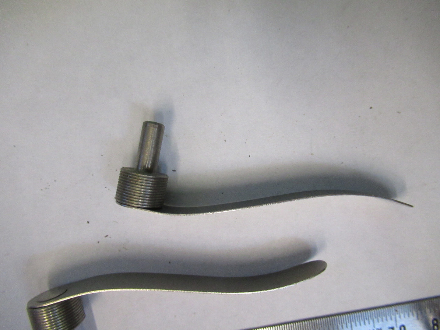 Antique Bausch & Lomb Pair Clips Microscope Part
