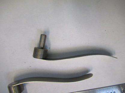 Antique Bausch & Lomb Pair Clips Microscope Part