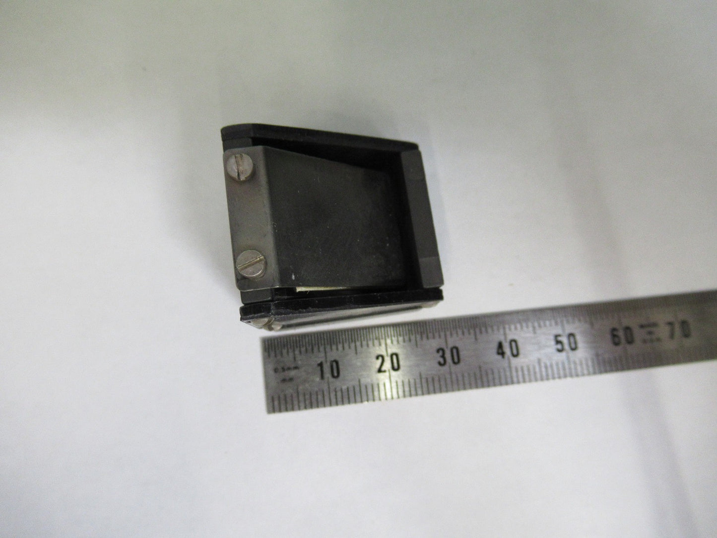 NIKON JAPAN HEAD GLASS PRISM OPTICS MICROSCOPE PART AS PICTURED T4-B-14