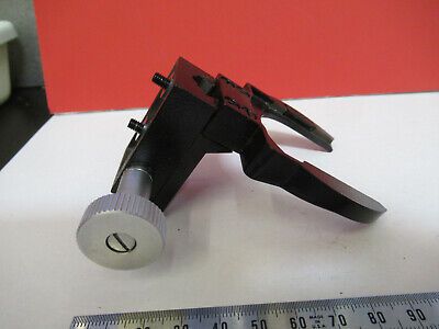 LEITZ WETZLAR GERMAN HM-LUX CONDENSER HOLDER MICROSCOPE PART AS PICTURED B2-A-12