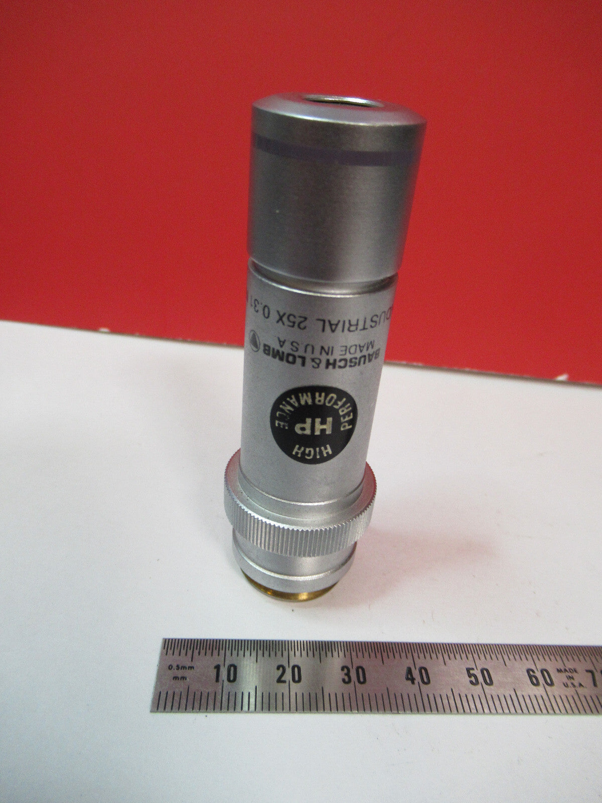 Industrial Lwd Bausch & Lomb Objective 25X Microscope Part