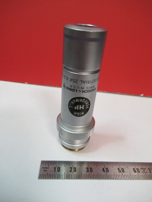 Industrial Lwd Bausch & Lomb Objective 25X Microscope Part