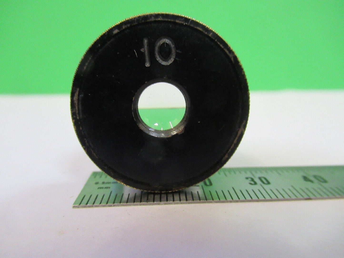 BAUSCH LOMB OKULAR 10X LINSENOPTIK MIKROSKOPTEIL WIE ABGEBILDET #H9-C-15