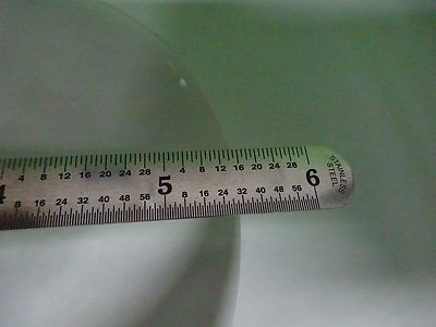 LARGE OPTICAL BI CONVEX LENS THICK LASER OPTICS [chip on edge] AS IS BIN#Y3-23