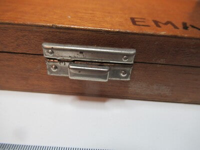 EMPTY MAHOGANY WOOD BOX BRUEL KJAER INSTRUMENT AS PICTURED &16-B-21