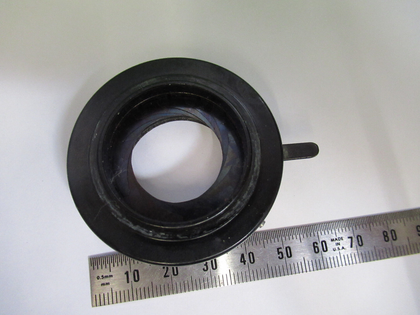 AO AMERICAN OPTICS DIAPHRAM IRIS  MICROSCOPE PART AS PICTURED X5-A-51