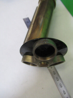 Antique Brass Tubus + Nosepiece Ernst Leitz Microscope Part