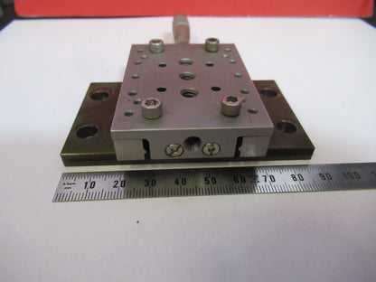 NEWPORT LASER OPTICS MICROMETER POSITIONING STAGE AS PICTURED S6-A-30
