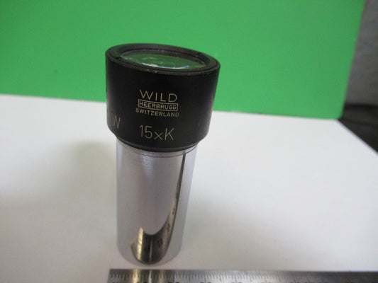 Wild Swiss Heerbrugg 15xK Eyepiece Ocular Microscope Part