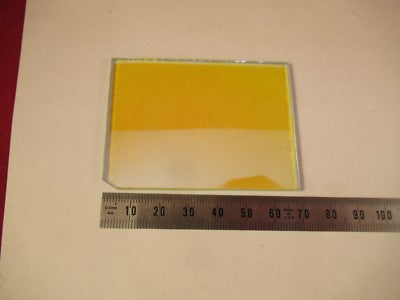 OPTICAL DICHROIC COATED PLATE OPTICS AS PICTURED &39-A-52