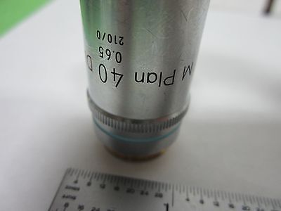MICROSCOPE PART OBJECTIVE DIC MPLAN NIKON JAPAN 40X OPTICS AS IS BIN#N7-71-N