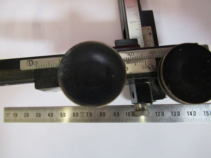 BAUSCH LOMB XY STAGE CLIPS SPECIMEN MICROSCOPE PART AS PICTURED Y4-A-48