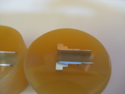 Los 2 Stück METALLOGRAPHISCHES METALLQUERSCHNITTPROBE MIKROSKOPISCHE PROBE &amp;A7-A-17