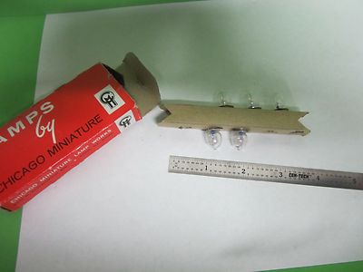 LOS 5 EA LAMPENBIRNE CHICAGO MINIATUR PR2 MIKROSKOP ODER INSTRUMENTE BIN#V2