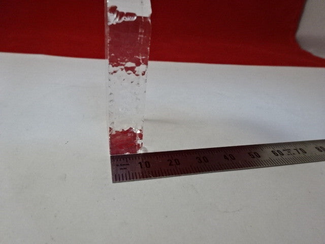 RARE COLLECTABLE Q FACTOR SLAB SYNTHETIC QUARTZ CRYSTAL FREQUENCY CONTROL W8-B22