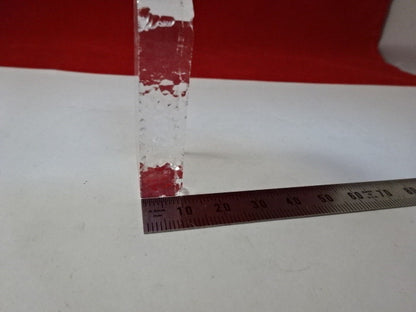 RARE COLLECTABLE Q FACTOR SLAB SYNTHETIC QUARTZ CRYSTAL FREQUENCY CONTROL W8-B22