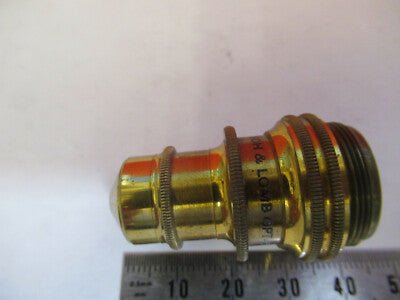 ANTIQUE BRASS BAUSCH LOMB OBJECTIVE 1.9mm MICROSCOPE PART AS PICTURED #F6-B-91