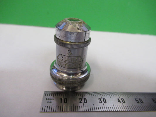 Microscope Objective Ernst Leitz 10X Germany Optics
