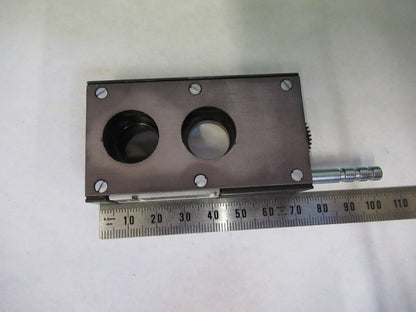 AUS JENA GERMANY POL SLIDE POLARIZER OPTICS MICROSCOPE PART AS PICTURED T2-A-06