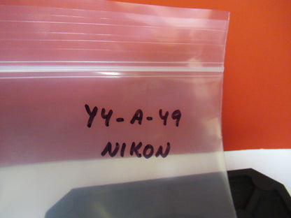 NIKON JAPAN STAGE TABLE SPECIMEN MICROSCOPE PART AS PICTURED Y4-A-49