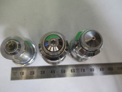 ASSORTED OBJECTIVES LENSES OPTICS LOT MICROSCOPE PART AS PICTURED Z1-A-61