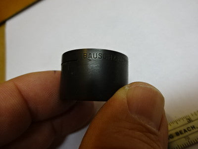 MICROSCOPE PART MOUNTED LENS BLUE FILTER BAUSCH LOMB OPTICS AS IS #81-69