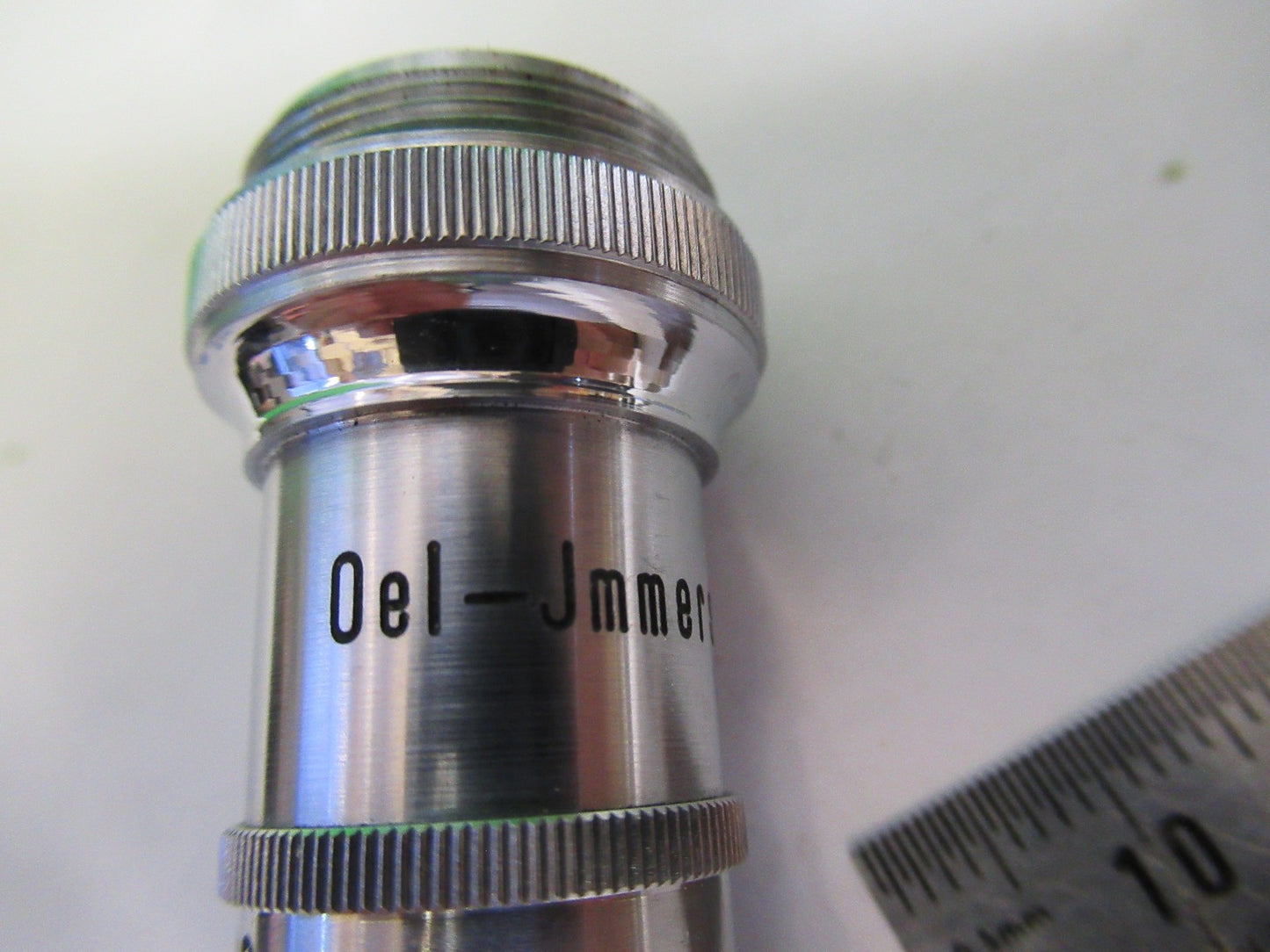 SEIBERT WETZLAR 100X GERMANY OBJECTIVE LENS MICROSCOPE PART AS PICTURED U9-A-18