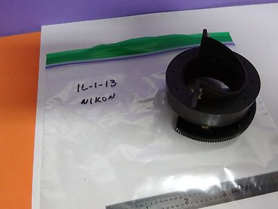 NIKON IRIS DIAPHRAGM OPTICS MICROSCOPE PART &IL-1-13