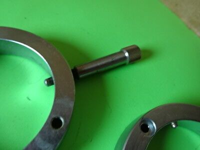 MIKROSKOPTEIL ZEISS DEUTSCHLAND MESSINGKLEMMEN IN35 WIE BESEHEN #L5-B-26A