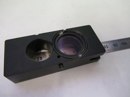 LEITZ WEZLAR 553391 FILTER POLARIZER OPTICS MICROSCOPE PART AS PICTURED 82-A-74
