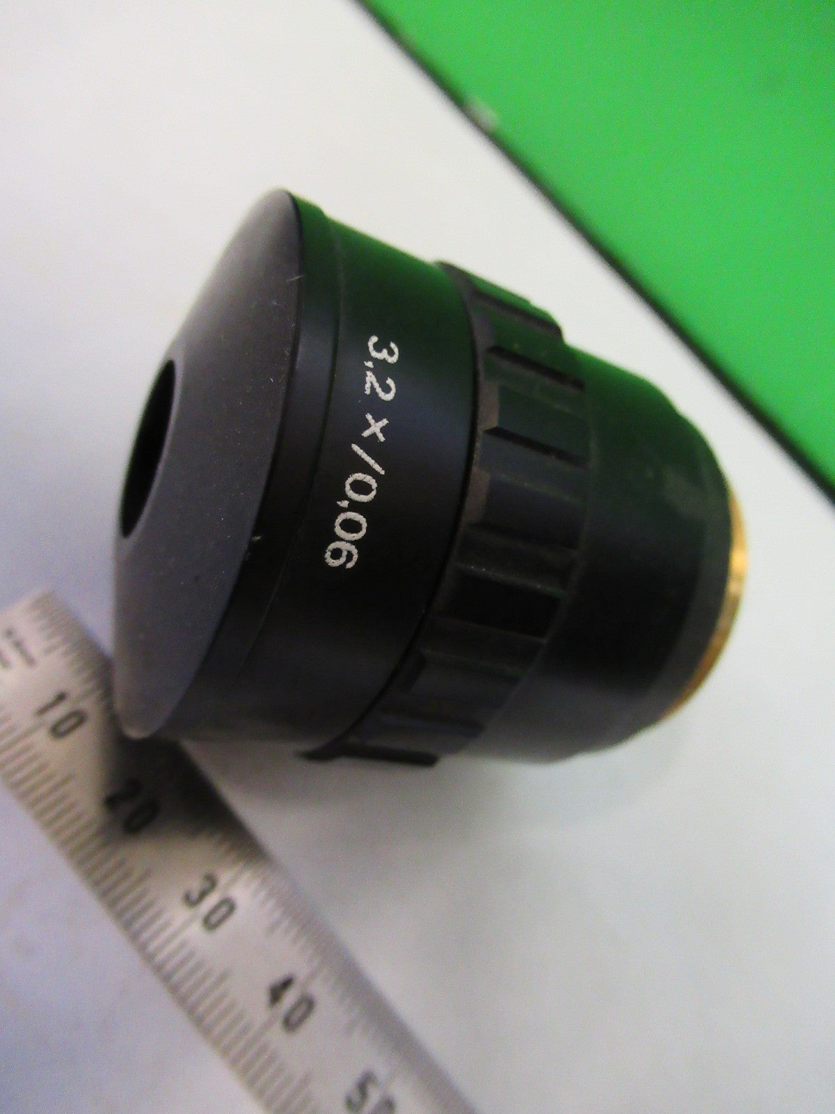 AUS JENA GERMANY INFINITY OBJECTIVE 3.2X PLANACHROMAT MICROSCOPE PART T2-A-13