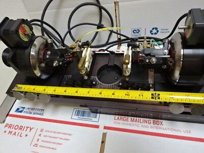 OPTICAL ROTATOR FIXTURE HOLDER PROFESSIONAL POSITIONING LASER OPTICS AS IS &LOB