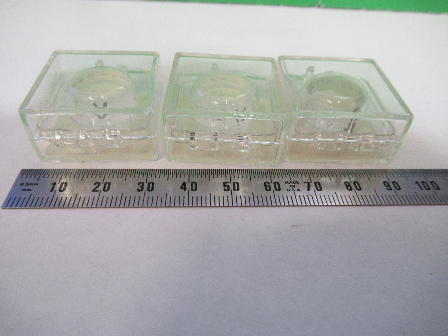 LOT OPTICAL SPECTRA PHYSICS COATED LENS PHOTONICS OPTICS as pictured T3-B-40