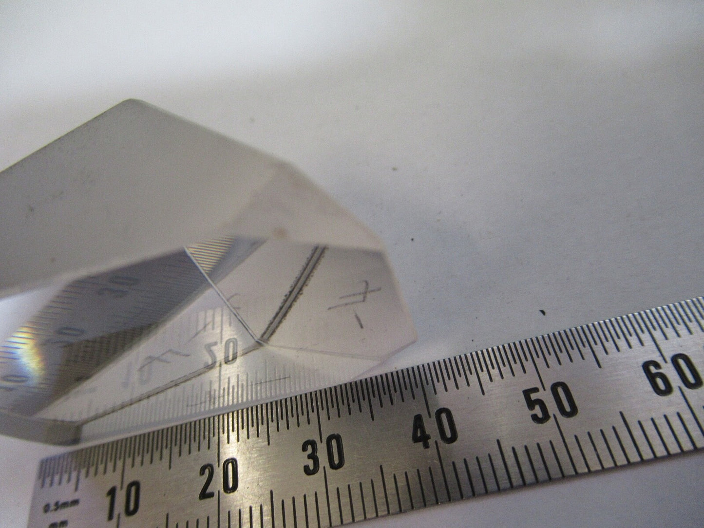 TIYODA TOKIO JAPAN GLASS PRISM OPTICS MICROSCOPE PART Z1-B-17