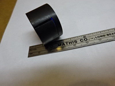 MICROSCOPE PART MOUNTED LENS BLUE FILTER BAUSCH LOMB OPTICS AS IS #81-69